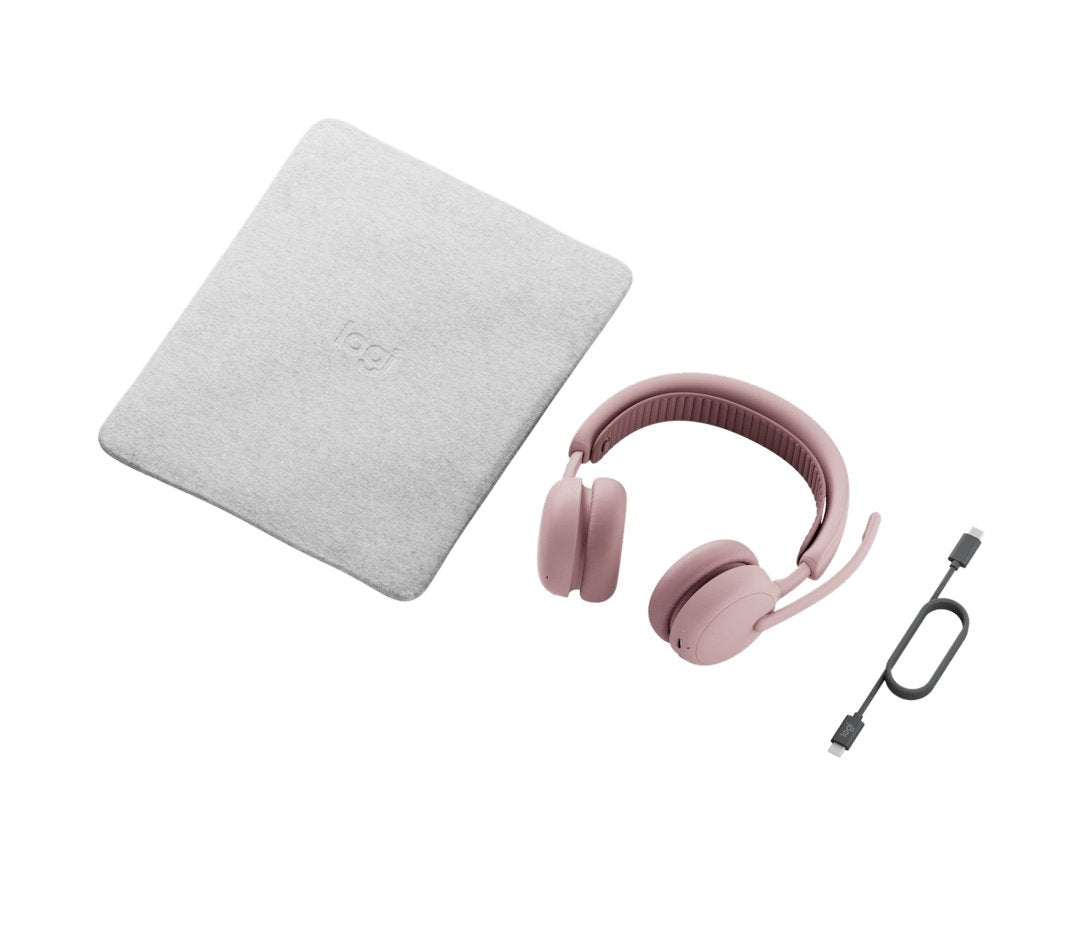 Auriculares Logitech Zone Wireless 2 Inalámbricos Bluetooth Con Cancelación De Ruido Rosa