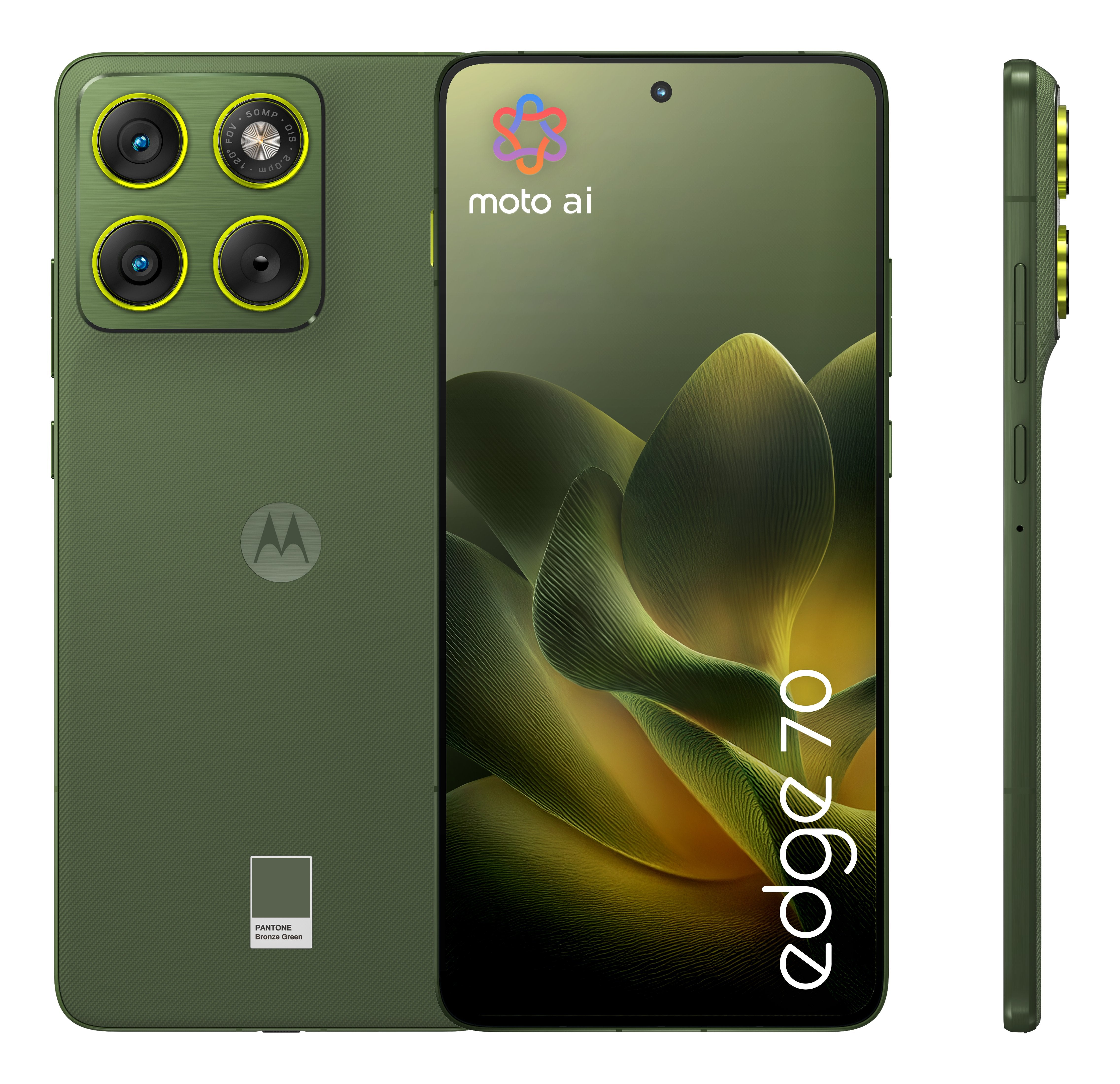 EAN 0840493608020 - Motorola edge 70 17 cm (6.7") SIM doble Android 16.0 5G USB Tipo C 12 GB 512 GB 4800 mAh Verde imagen 2