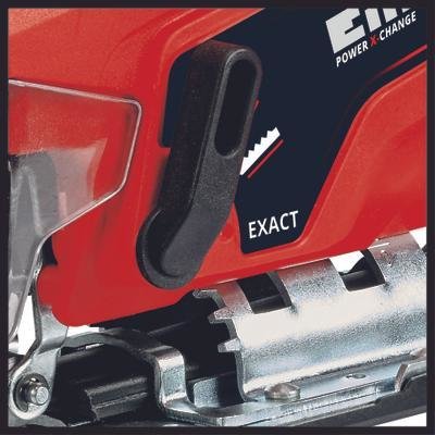 Sierra De Calar Inalámbrica Einhell Tc-Js 18 Li (Rojo/Negro, Batería Li-Ion 2.5ah, Maletín E-Box Basic) Li 4321228