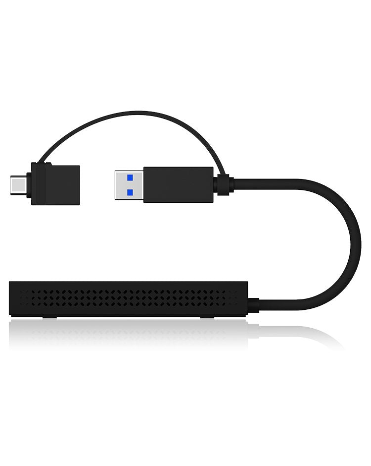 Icy Box Ib-Spl1029ac Usb 3.2 Splitter 2 X Hdmi Negro