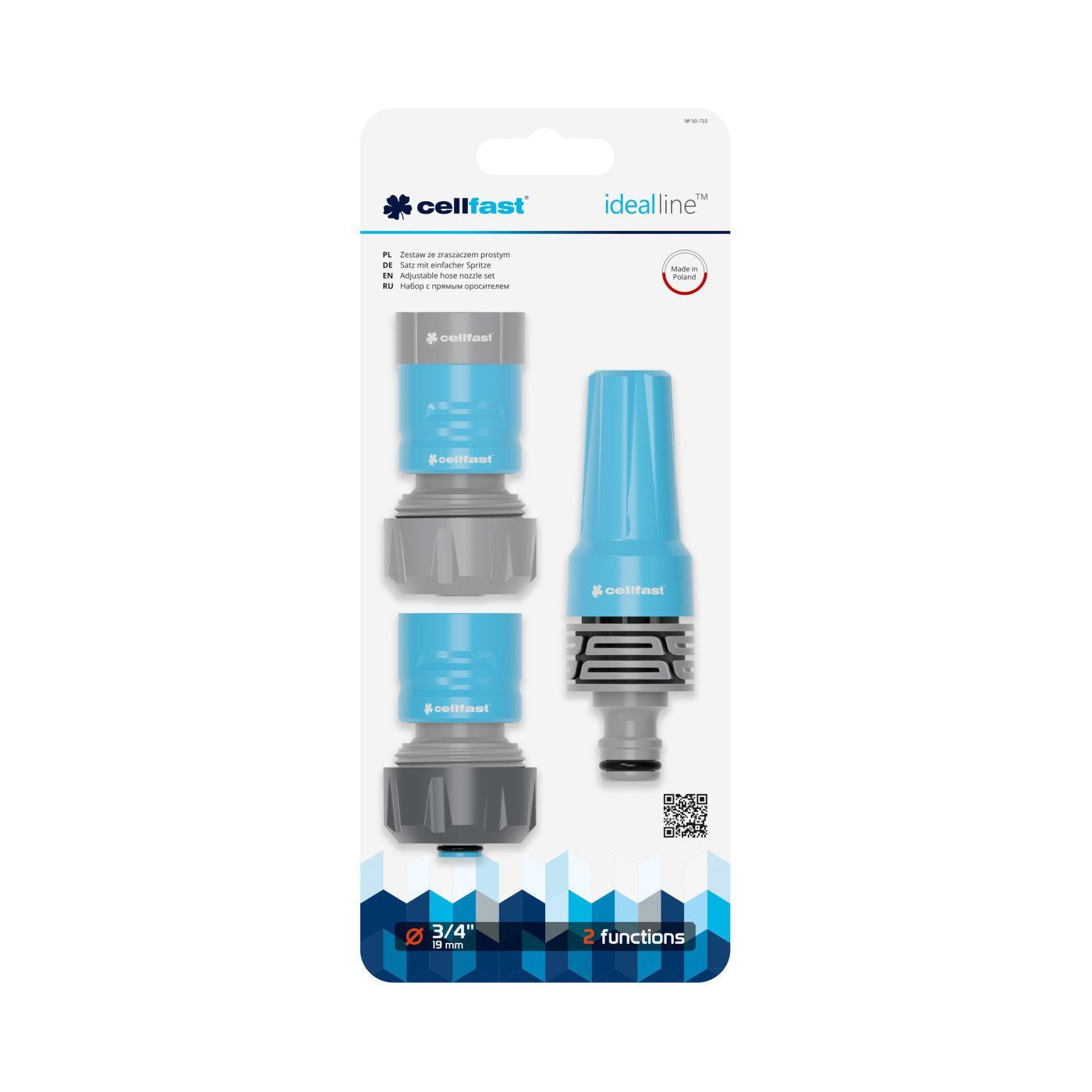 Set Lanza Y Conectores Ideal De 19 Mm Cellfast