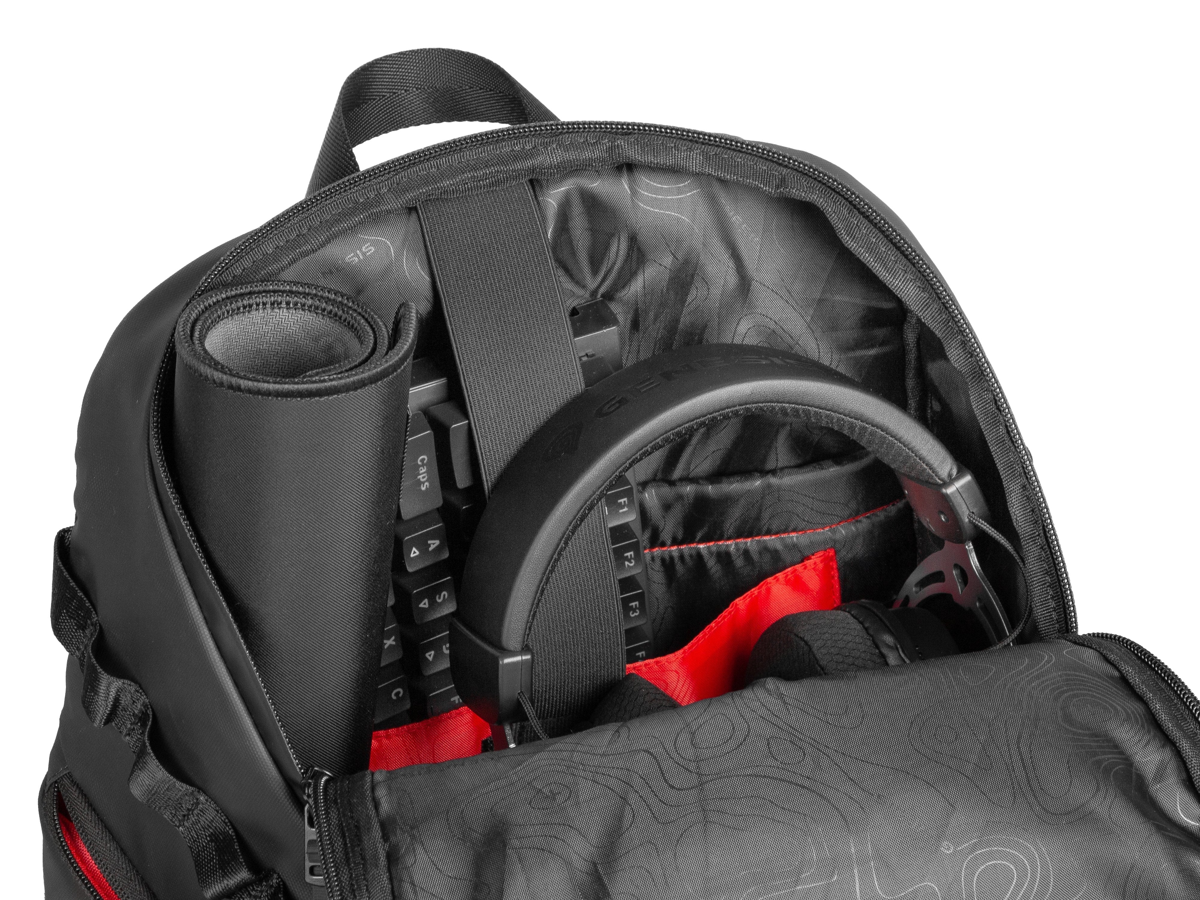 Mochila Para  Portátil Genesis Pallad 420 15.6" 18 Litros Negro