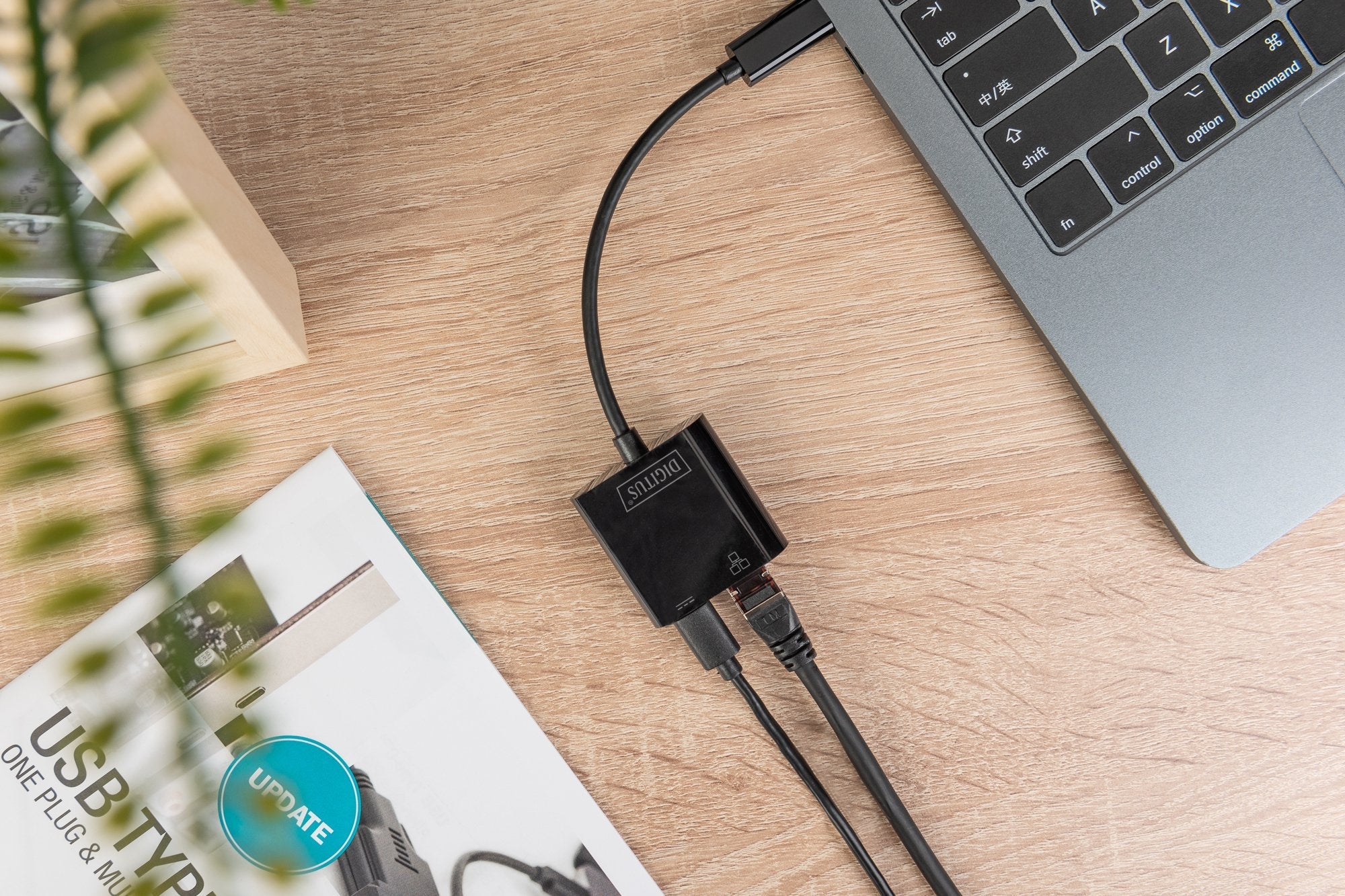 Digitus Adaptador Usb Tipo-C A Gigabit Ethernet Provisto De Power Delivery