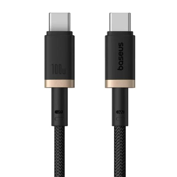 EAN 6932172669843 - Baseus P10377803U01-02 cable USB USB 2.0 2 m USB C 0,48 Gbit/s 100 W Negro, Oro imagen 2