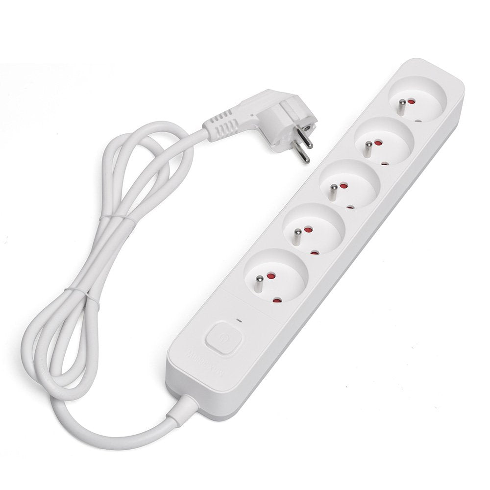 Regleta De 5 Enchufes 3m Blanco Savio Lz-09
