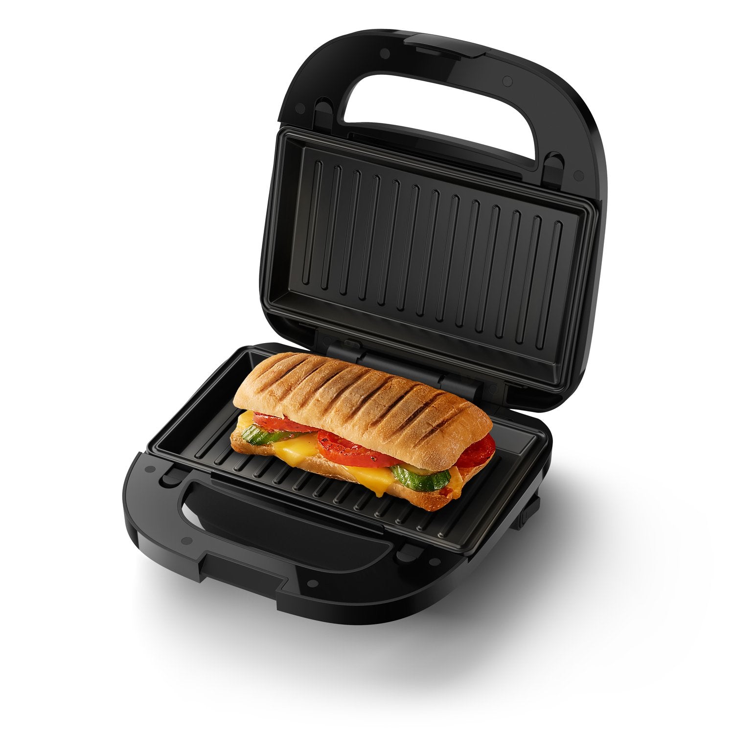 EAN 8720389032813 - Philips 5000 series HD2350/80 sandwichera 750 W Negro, Plata imagen 3