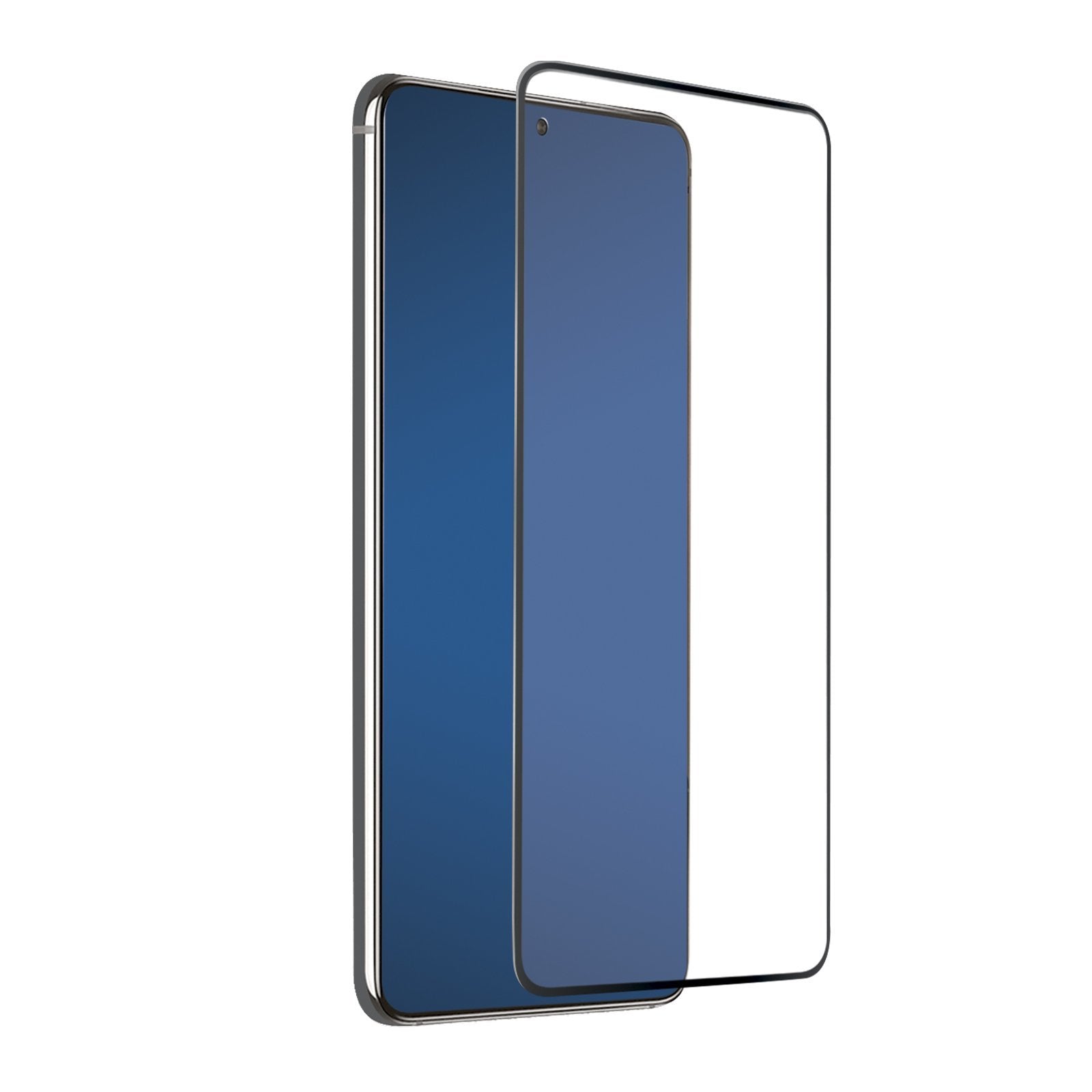 Funda Samsung Galaxy S22sbs Glas Displayschutz Full Cover, Schwarz
