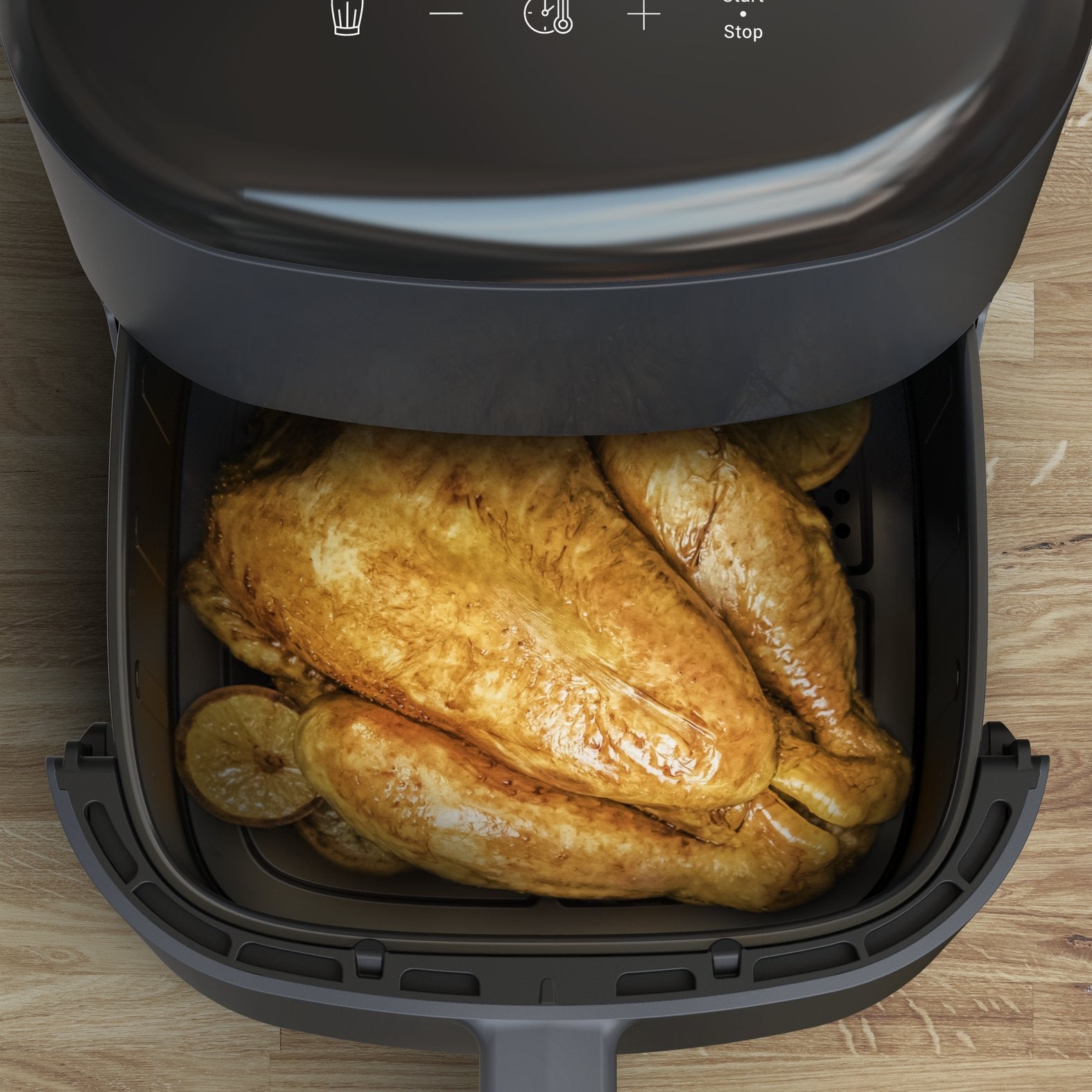 Freidora De Aire Tefal Easy Fry Max Ey245b Sencillo 5 L Independiente 1500 W  Caliente Gris