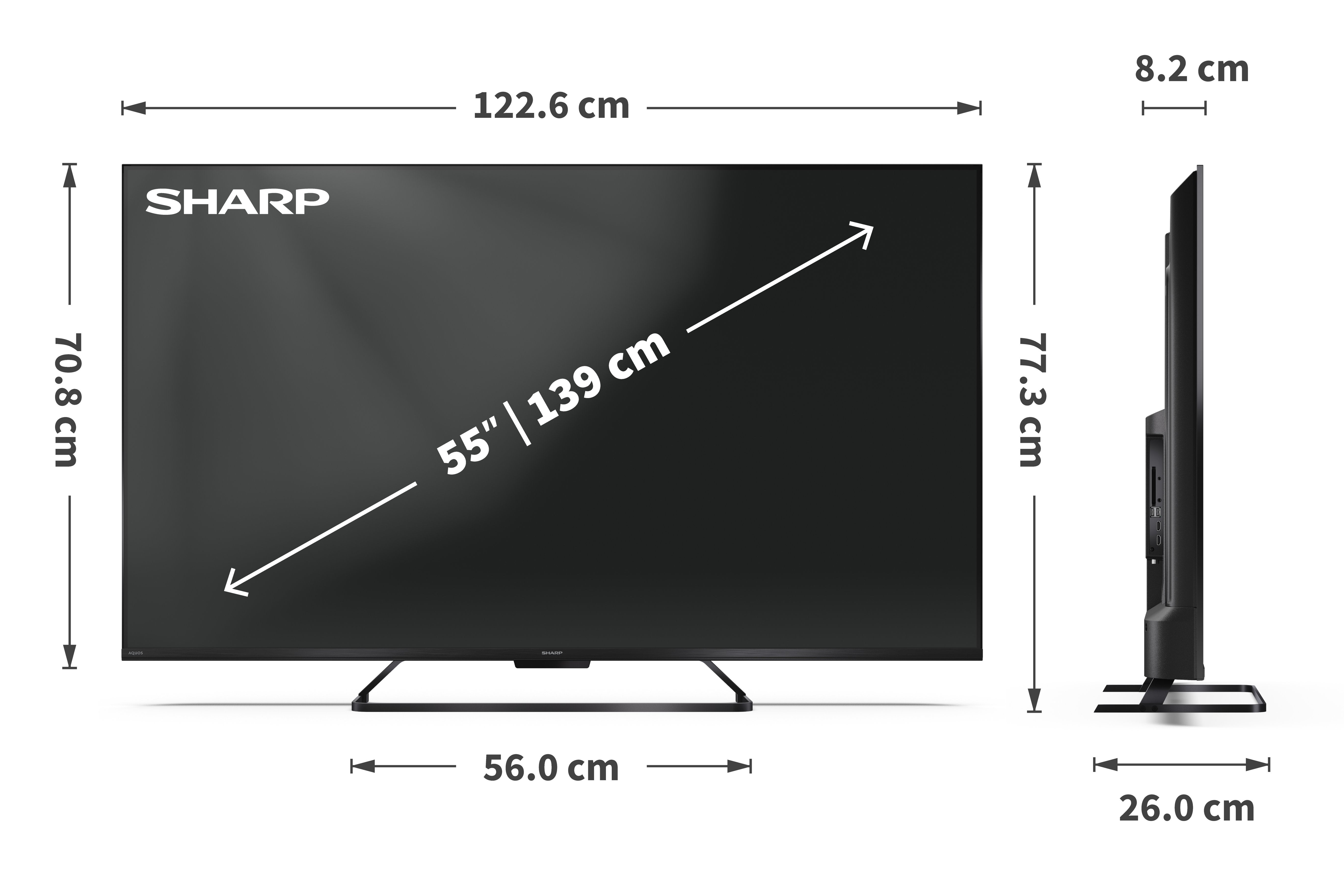 EAN 5905683272940 - Sharp 55HR7265E Televisor 139,7 cm (55") 4K Ultra HD imagen 9
