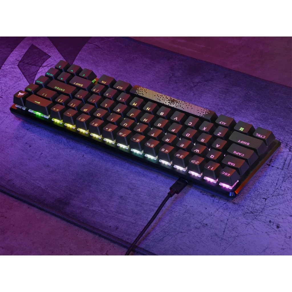Teclado Español Corsair Usb K65 Mini Pro Rgb Blk Opx 65% Ch-91a401a-Es