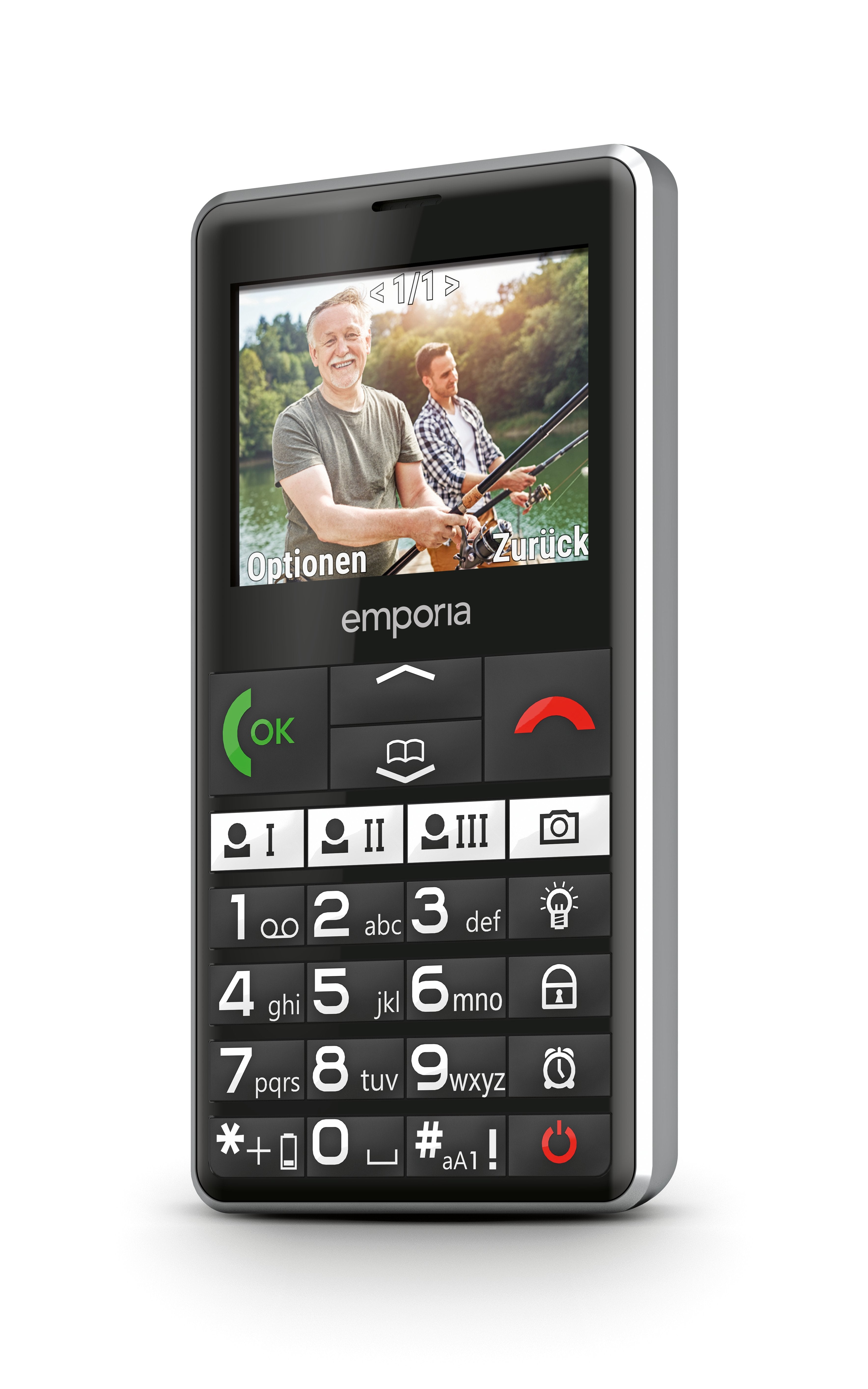 EAN 9005613168711 - Emporia emporiaPURE-LTE 5,87 cm (2.31") 107 g Negro Teléfono para personas mayores imagen 8