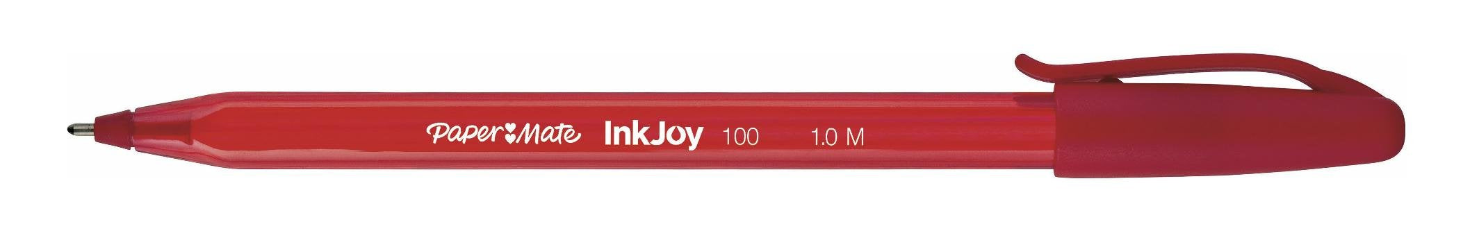 Paper Mate Inkjoy 100 Cap Boligrafo Rojo 1 Unidad