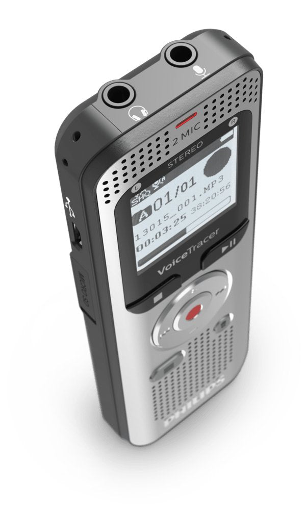 Philips Voice Tracer Dvt2050/00 Dictáfono Tarjeta Flash Plata