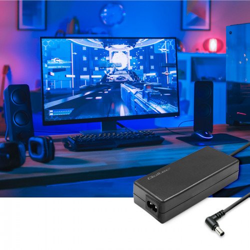 EAN 5901878524009 - Qoltec 52400 adaptador e inversor de corriente Interior 30 W Negro imagen 2