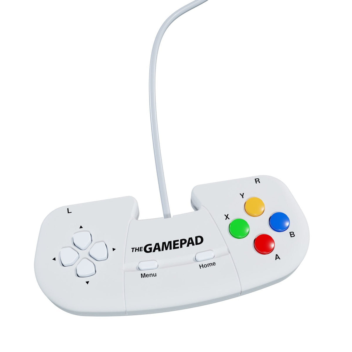 Retro Games The Gamepad Blanco, Gamepad, Mac, Pc, Zx Spectrum, D-Pad, Botón De Menú, Home Button, Digital, Con Cable, Usb 2.0