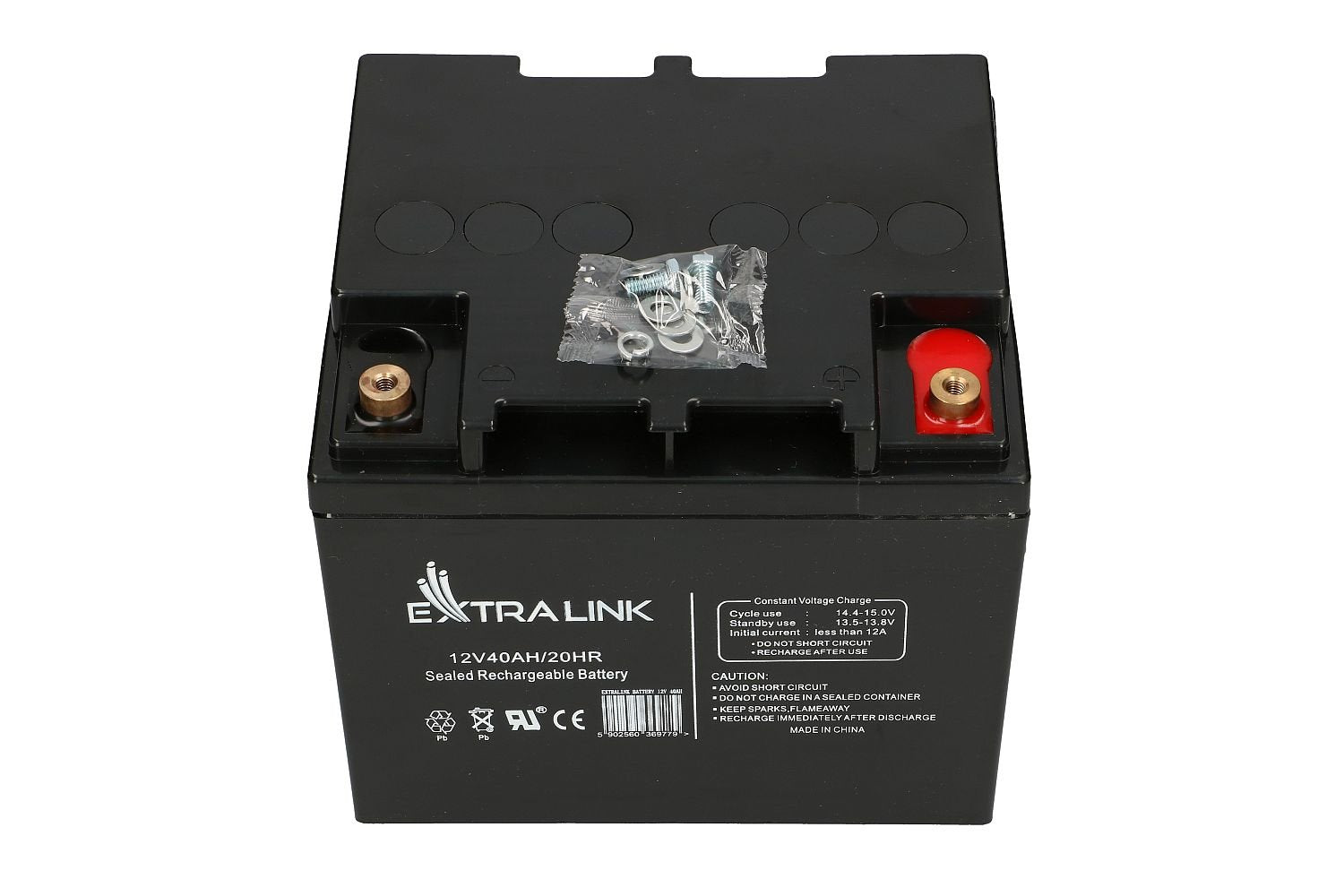 Extralink Akumulator Battery Accumulator 12v 40ah - Batterie - 40.000 Mah Sealed Lead Acid (Vrla) 13.5 V 12 Ah