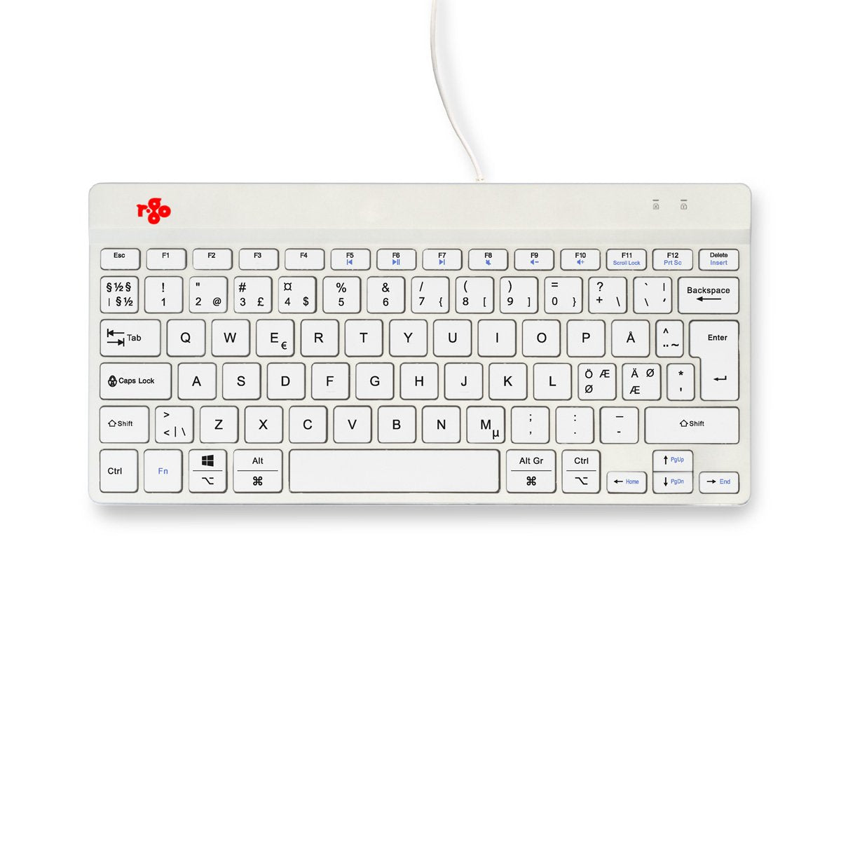 EAN 8719274492054 - R-Go Tools RGOCONDWDWH teclado Oficina USB Holandés imagen 7