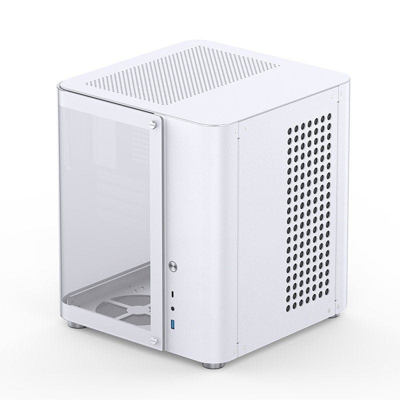 Jonsbo Tk-1 2.0 Micro-Atx Carcasa, Tempered Glass - Blanco