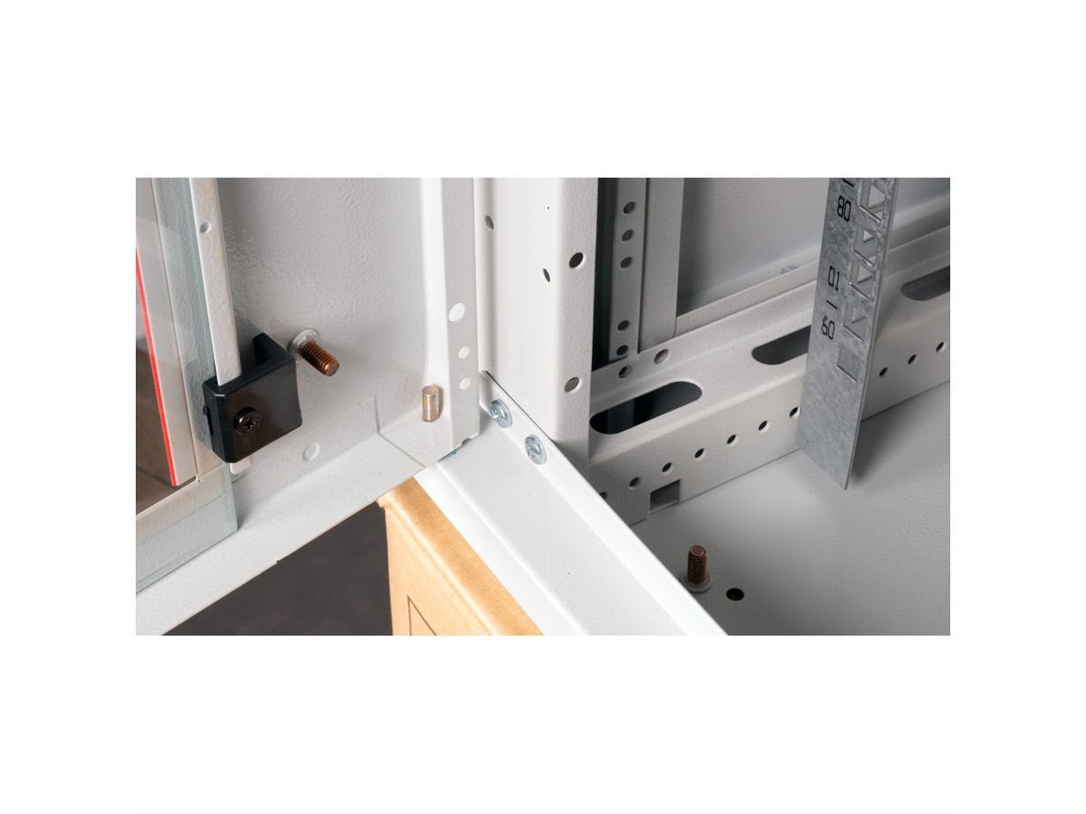 Roline 19-Zoll Wandgehuse Basic Plus 9he, 600x600 Bxt Grau