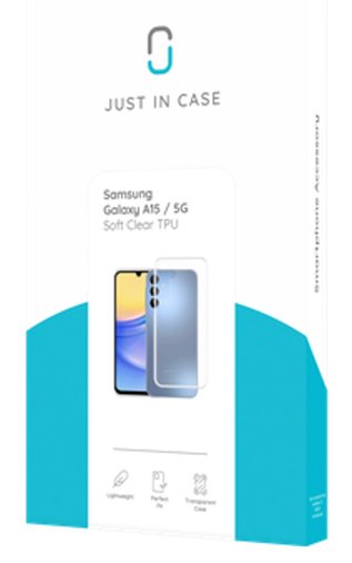 Funda Samsung Galaxy A15 Transparente Just In Case Funda De Silicona Tpu/ Compatible Con Samsung Galaxy A15 - A15 5g/ Transparente
