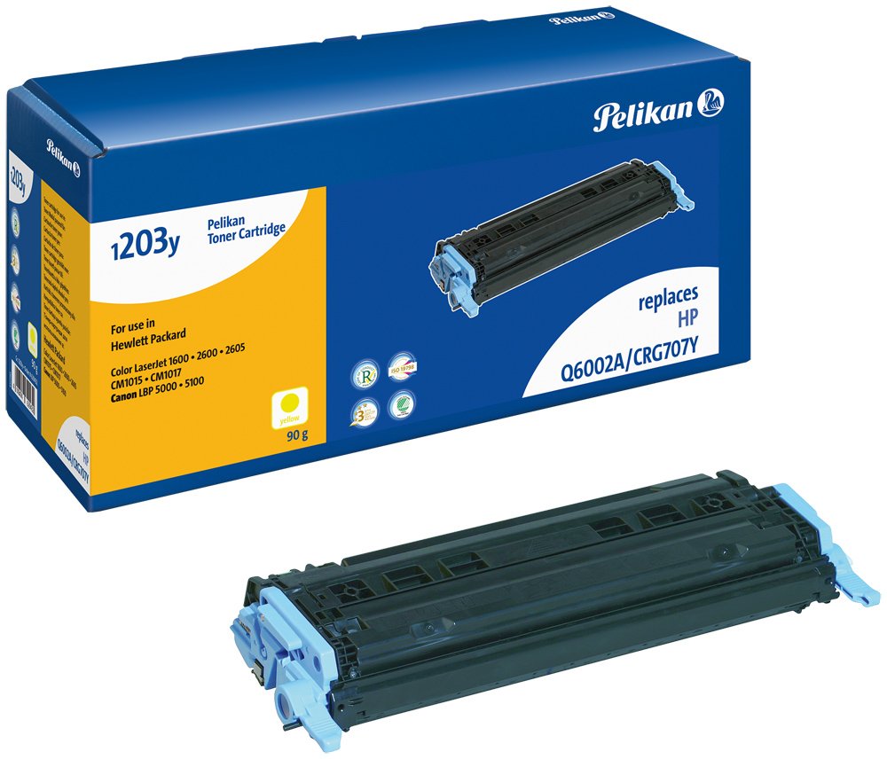 EAN 4018474629432 - Pelikan 1203 cartucho de tóner 1 pieza(s) Amarillo imagen 1