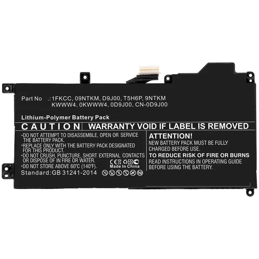 Laptop Battery For Dell  23.10wh 7.7v 3000mah 23wh