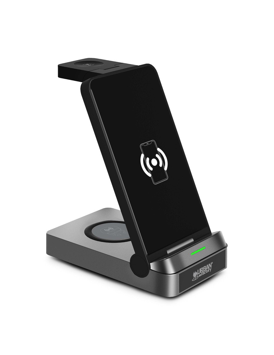EAN 3760170884165 - Urban Factory SWC40UF cargador de dispositivo móvil Universal Negro USB Cargador inalámbrico Carga rápida imagen 2