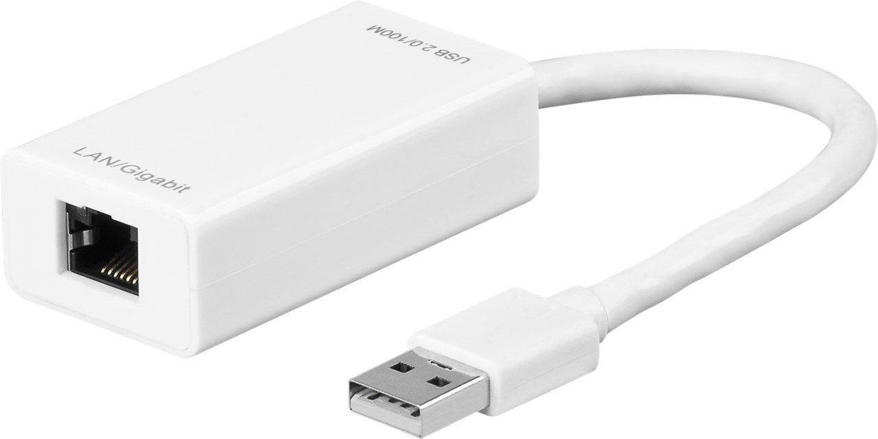 Goobay 95035 Adaptador De Cable Rj-45 Usb Blanco