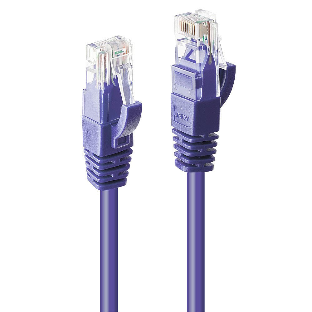 EAN 4002888481229 - Lindy 48122 cable de red Púrpura 1 m Cat6 U/UTP (UTP) imagen 1