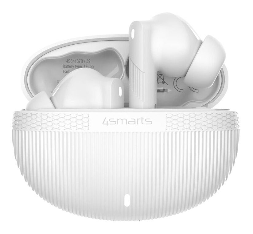 4smarts Wireless Auriculares Skybuds Pro Anc, Blanco