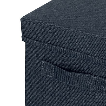 Leitz Fabric Small Storage Box With Lid Pack Of 2
