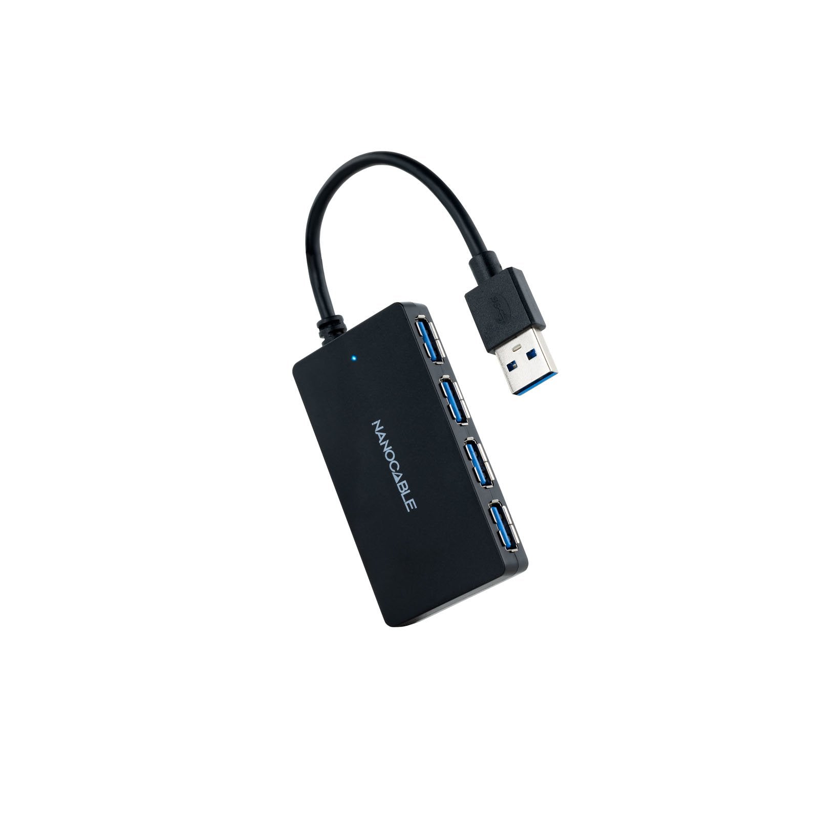 Nanocable Hub Usb-A 3.0 Con 4x Usb-A 3.0 - Cable De 0.15m