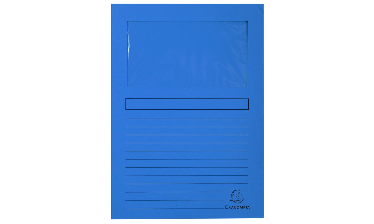 Exacompta Subcarpeta Forever A4 C/Ventana 130gr Paquete De 25 Colores Surtidos