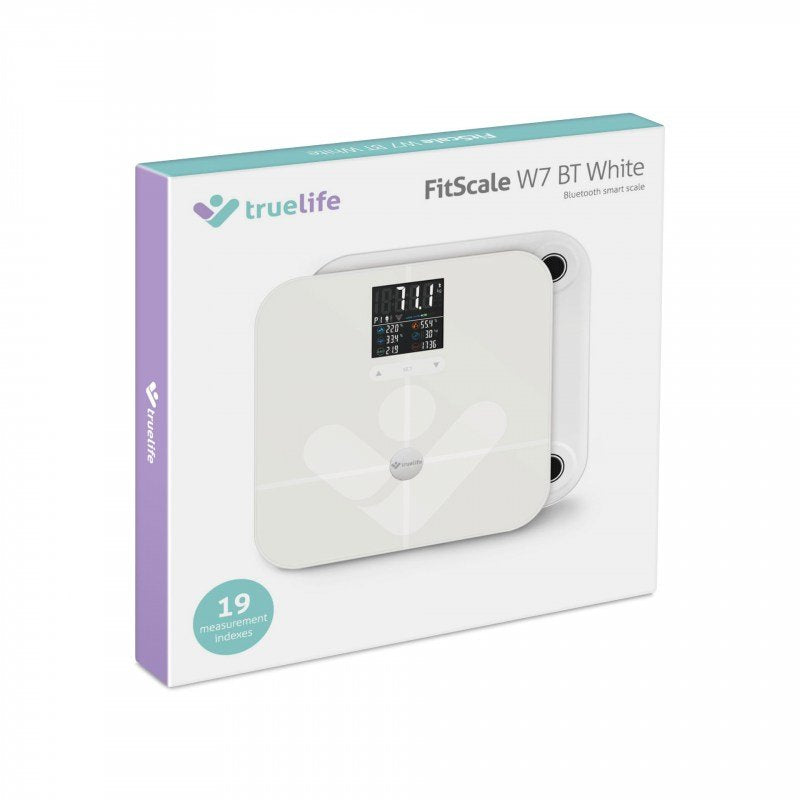 Truelife Tlfsw7btw Báscula De Baño Plaza Blanco Electrónica Max. 180 Kg Retail