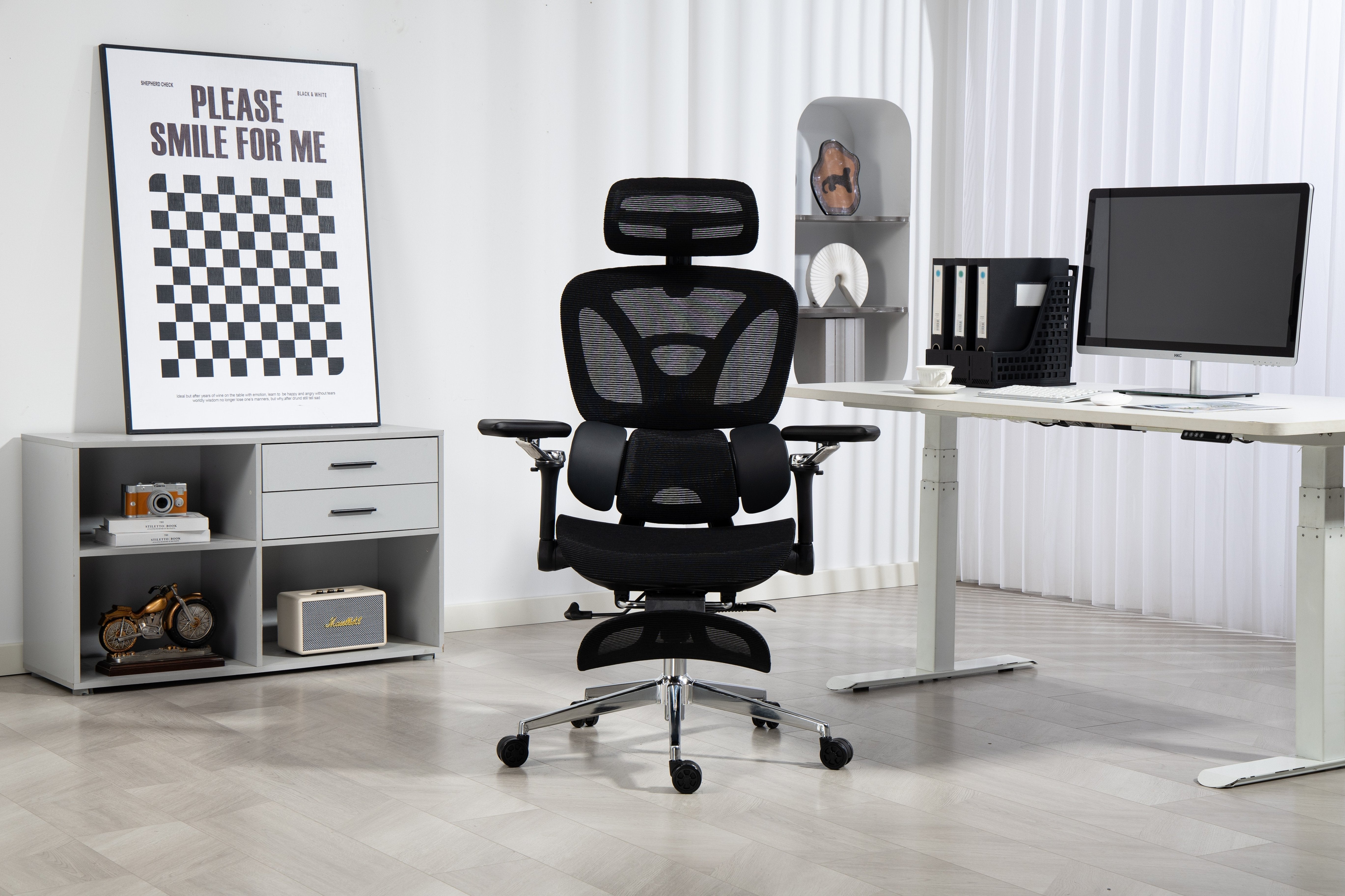 EAN 5901443391562 - Activejet YK848 BK silla de oficina y de ordenador Asiento de malla Respaldo de malla imagen 41