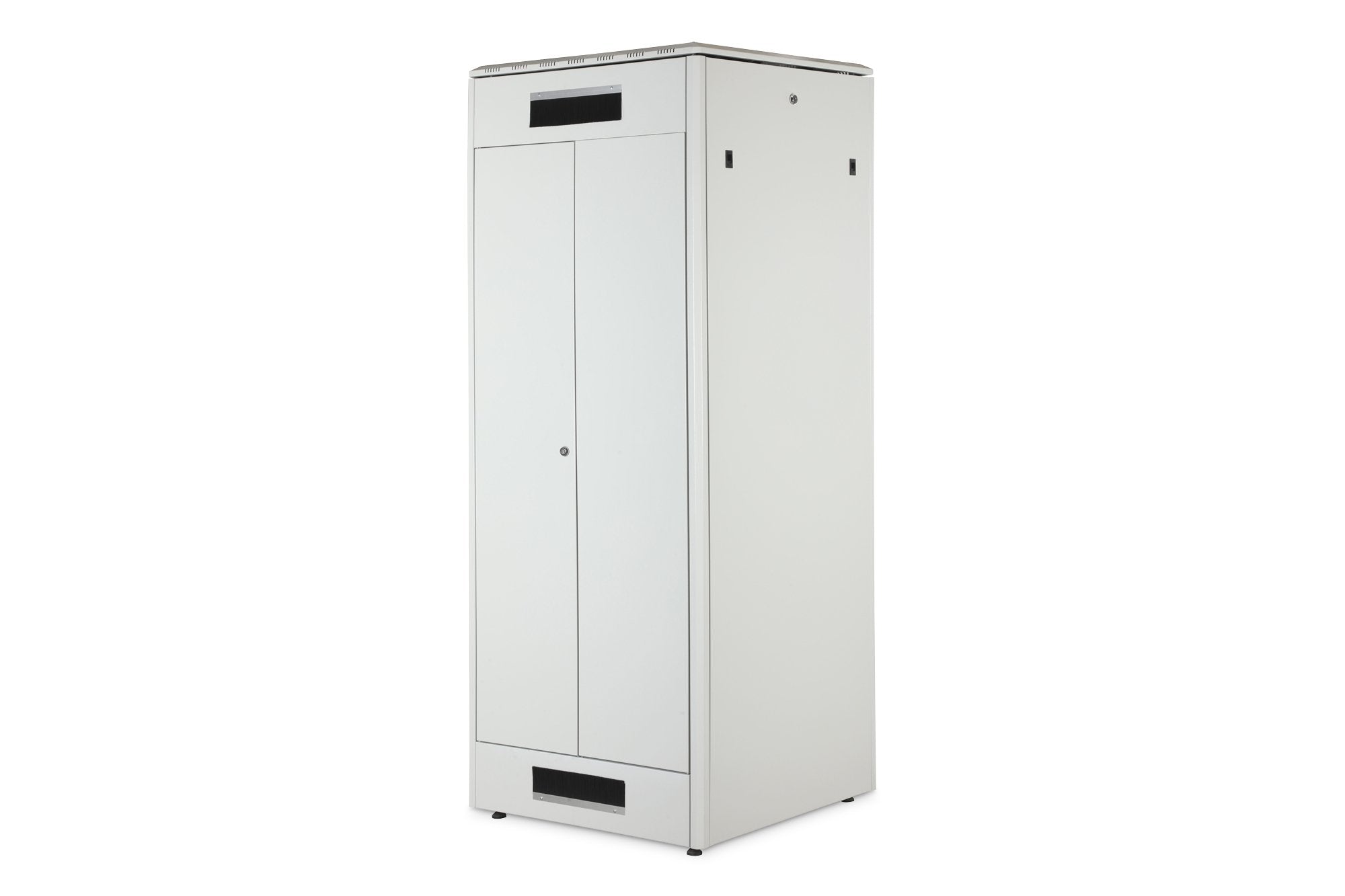 Armario De Red De 42ua Unique, 2053x800x800 Mm Puerta Frontal De Acero De Dos Hojas, Gris