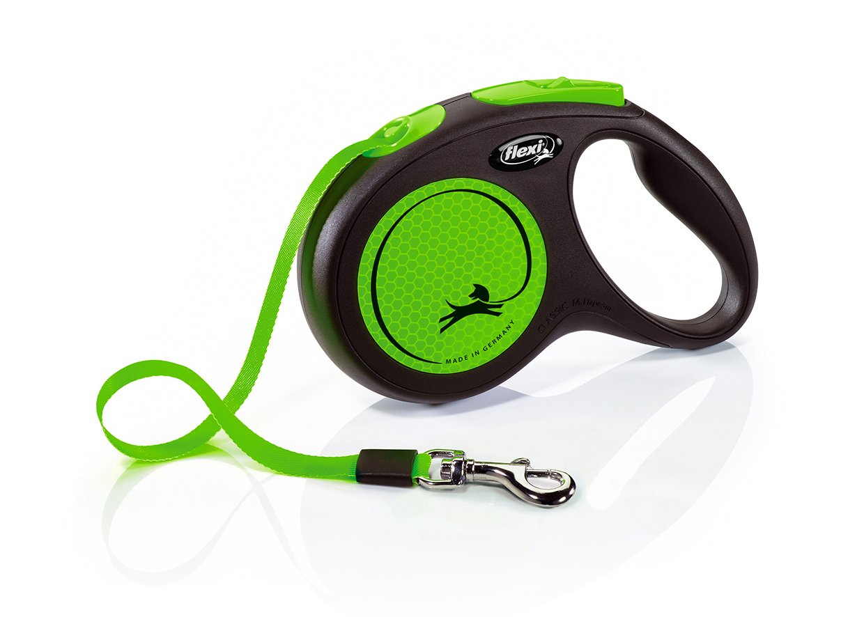 Flexi New Neon M 5 M Amarillo Perro Correa Retráctil