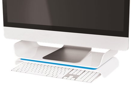 Soporte  Leitz 65040036 Para Monitor  (27") Azul, Blanco