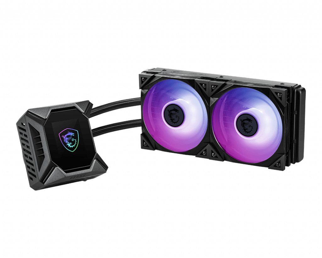 Kit De Watercooling Para Procesador Con Eclairage Argb - 2 X 12 Cm Ventiladorados  - Compatible: -Intel 1150/1151/1155/1156/1200/2011/2011-3/2066  -Amd Am4/Am2/Am2+/Am3/Fm1/Fm2/Fm2+  - 39.9 Dba - 77.4cfm