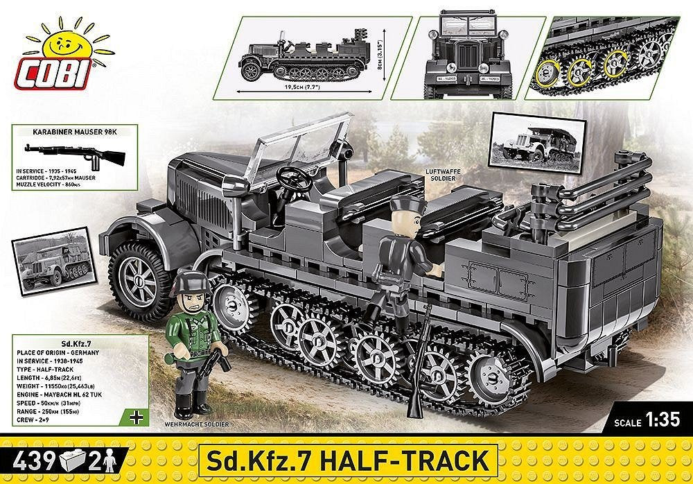 EAN 5902251022754 - COBI Sd.Kfz. 7 Half-Track imagen 4