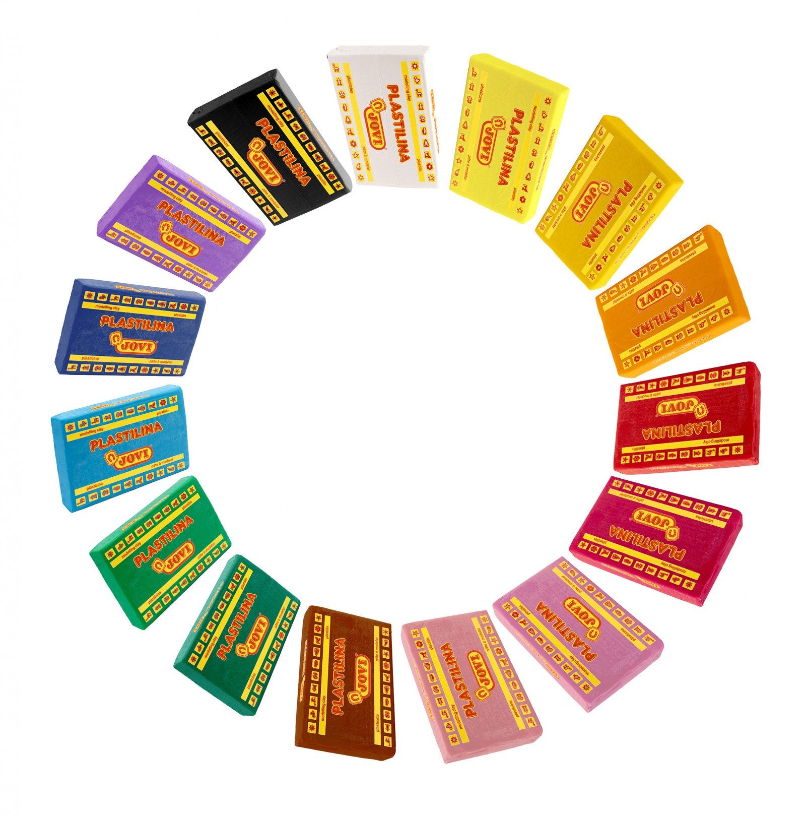 EAN 8412027002707 - Jovi 72S compuesto para cerámica y modelaje 350 g Multicolor 15 pieza(s) imagen 5