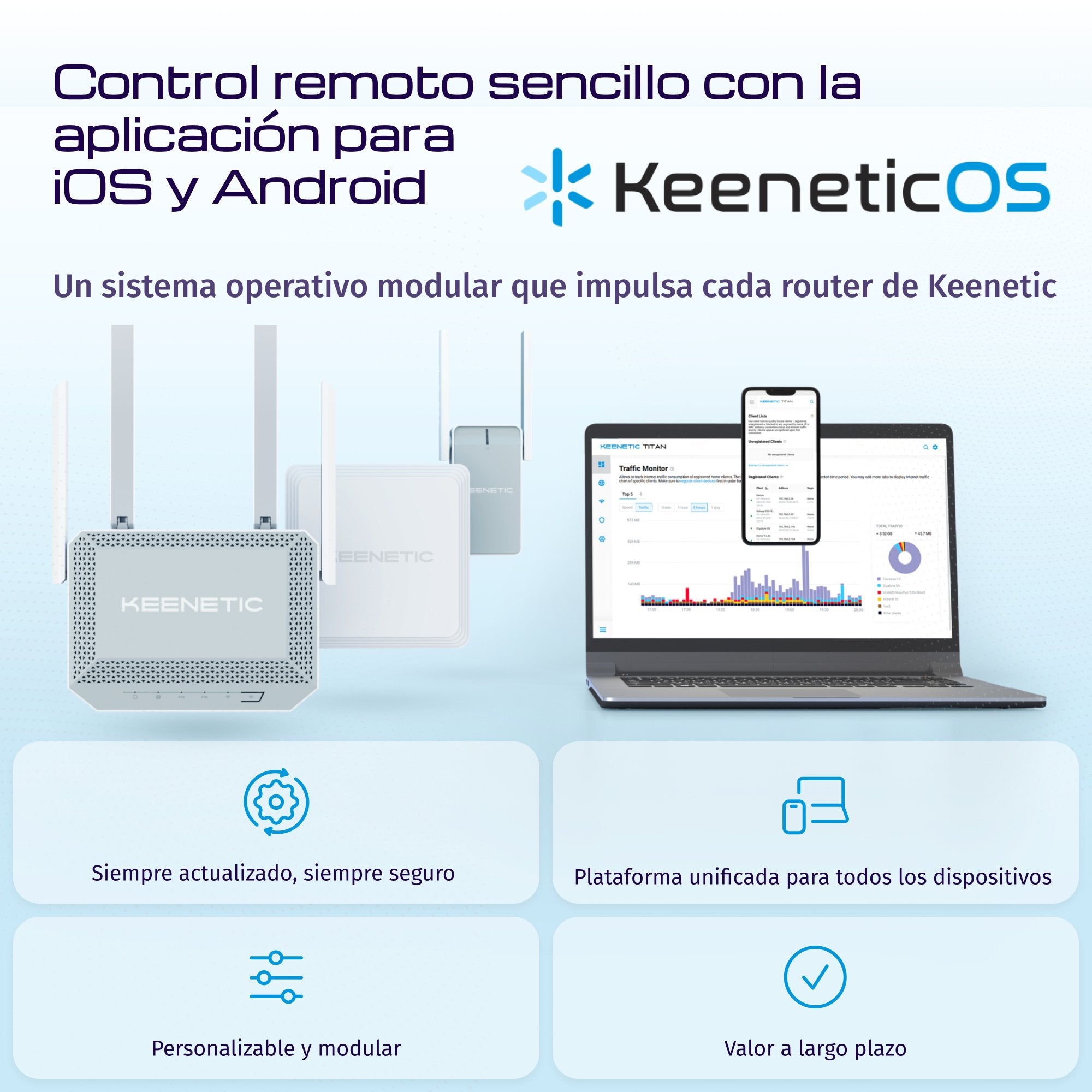 EAN 4897082921356 - Keenetic Hopper DSL (KN-3610) router inalámbrico Gigabit Ethernet Doble banda (2,4 GHz / 5 GHz) Gris, Bla imagen 9