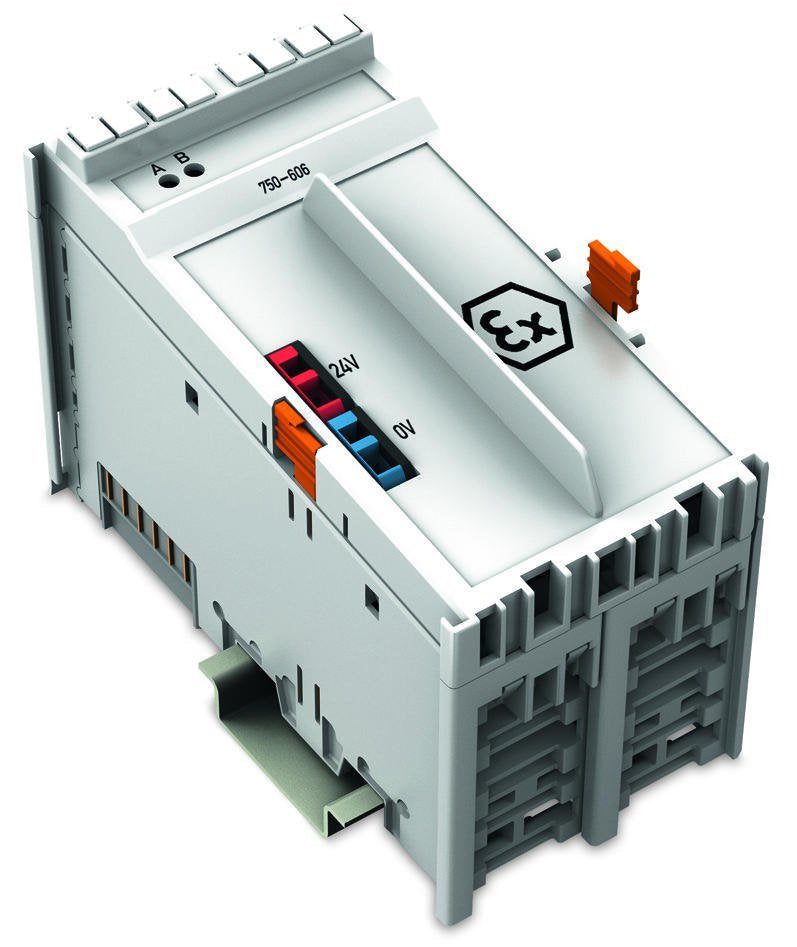 Wago 750-606 Potentialeinspeisung 24vdc 1a Ex I Lichtgrau