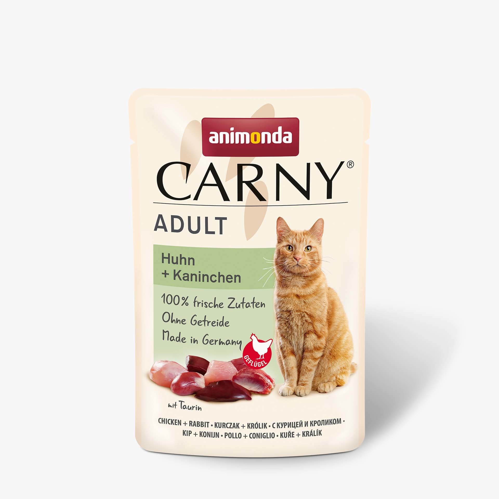 Comida Húmeda Para Gatos Animonda Carny Adult Chicken And Rabbit  85g