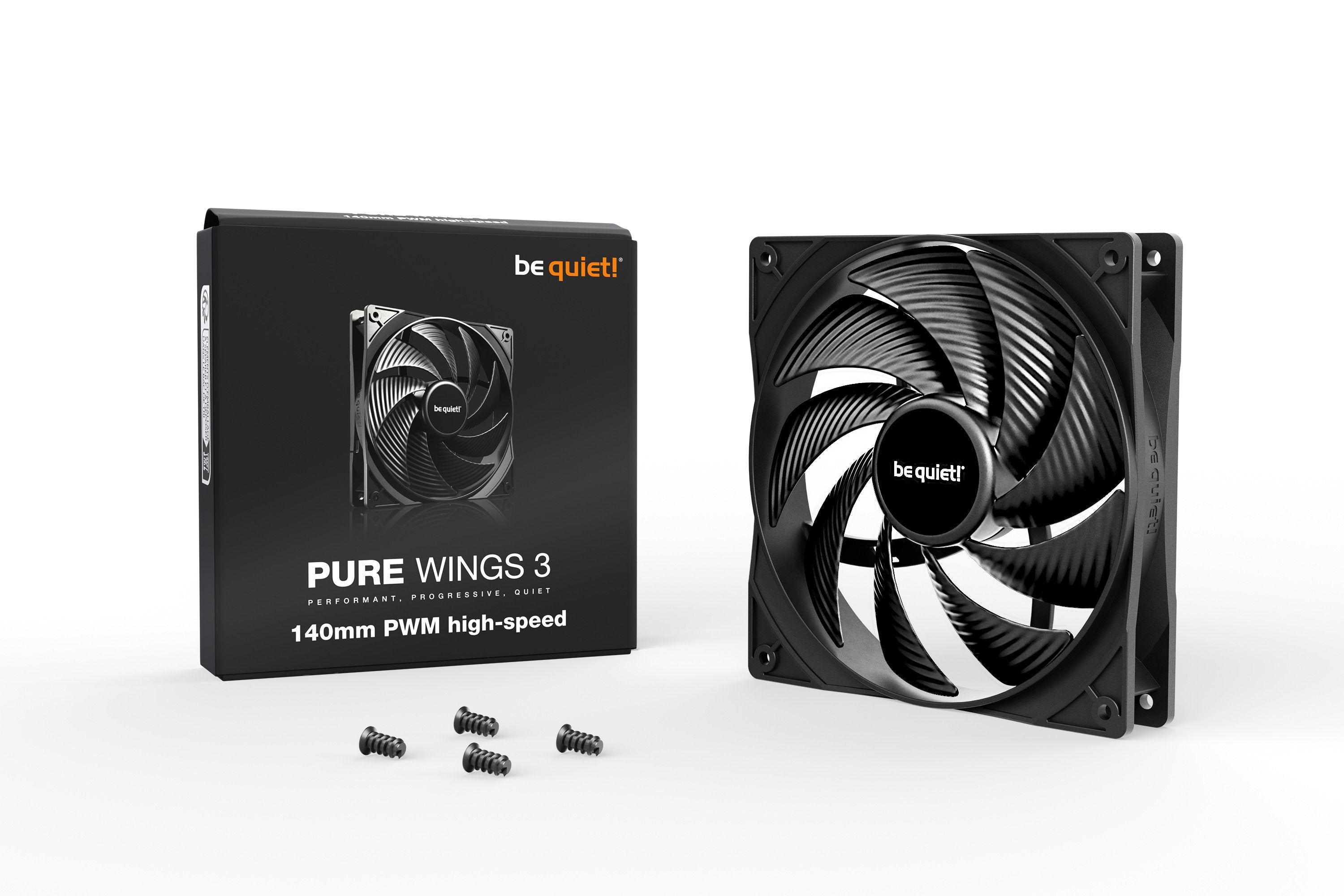 EAN 4260052190814 - be quiet! Pure Wings 3 140mm PWM high-speed Carcasa del ordenador Ventilador 14 cm Negro 1 pieza(s) imagen 3