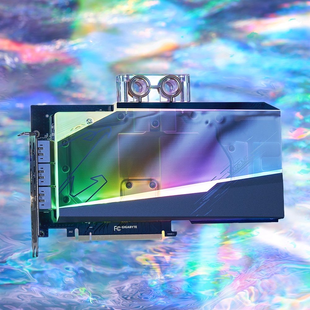 Vga Gbt Rtx3080 10gb Xtreme Waterforce Wb 10g