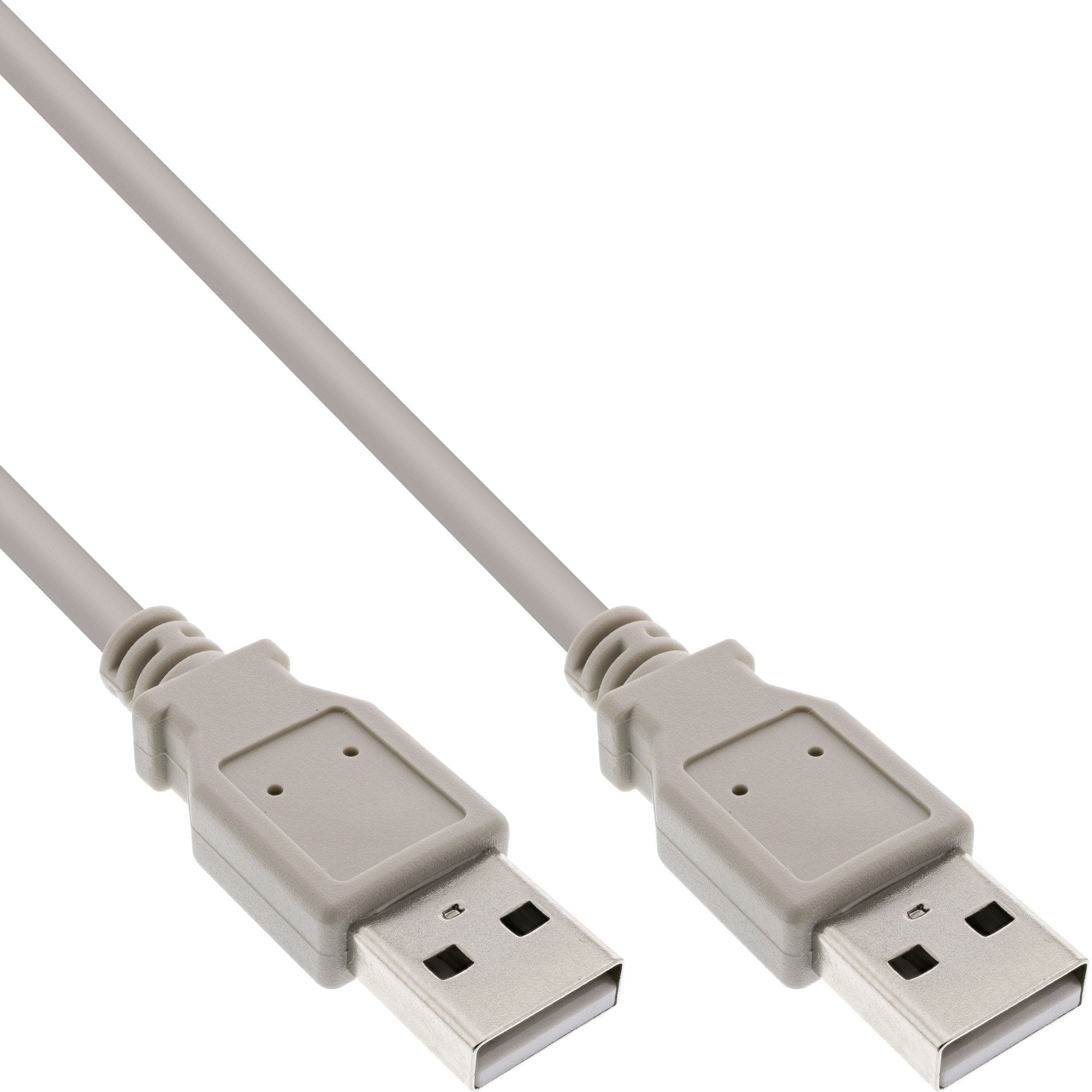 Cable Inline Usb 2.0 Tipo A Macho A Tipo A Macho Beige 1m