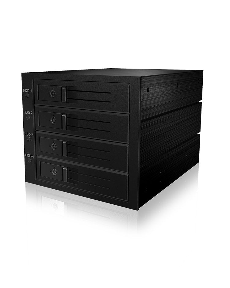 EAN 4250078161400 - ICY BOX IB-564SSK 3x 5,25" Bandeja para disco duro Negro imagen 5