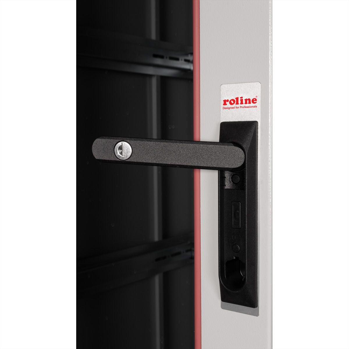 Roline 19-Zoll Netzwerkschrank Pro 42 He, 800x1000 Bxt Glastr Grau