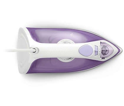 Plancha A Vapor Philips 1000 Series Dst1020/30   Suela Antiadherente 1800 W Violeta, Blanco